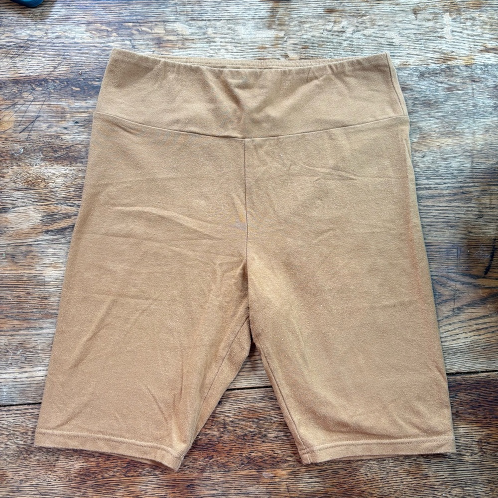 Wild Fable Brown Tan High-Waisted Shorts